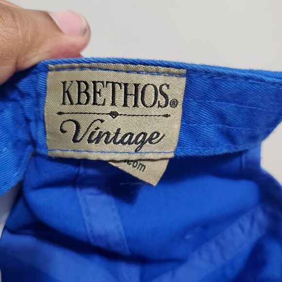 NWT DAD UNISEX CAP HAT DISTRESSED BLUE STRAPBACK - Picture 10 of 12